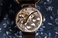 Waltham WW1 Trench Watch - J. Depollier & Son - Sterling Case - Enamel Dial - Circa 1916