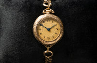 LeCoultre Ladies Vintage Watch - Hand-Engraved Gold-Filled Wadsworth Case - Circa 1920s