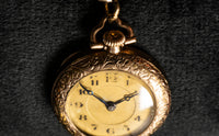LeCoultre Ladies Vintage Watch - Hand-Engraved Gold-Filled Wadsworth Case - Circa 1920s