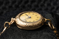 LeCoultre Ladies Vintage Watch - Hand-Engraved Gold-Filled Wadsworth Case - Circa 1920s
