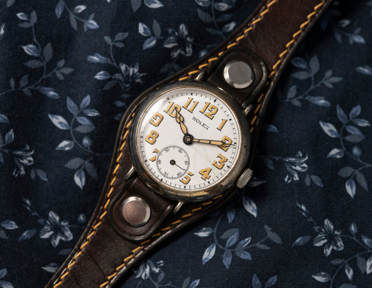 Rolex Trench Watch - Enamel Dial - An Early Rolex of the Great War - circa 1914-1919