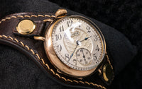 Elgin Trench Watch - Engine-Turned Silver Dial - An All-American Wristlet - 1913