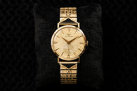 Longines-Wittnauer Dress Watch - Gilt Linen Dial - Early 1960s