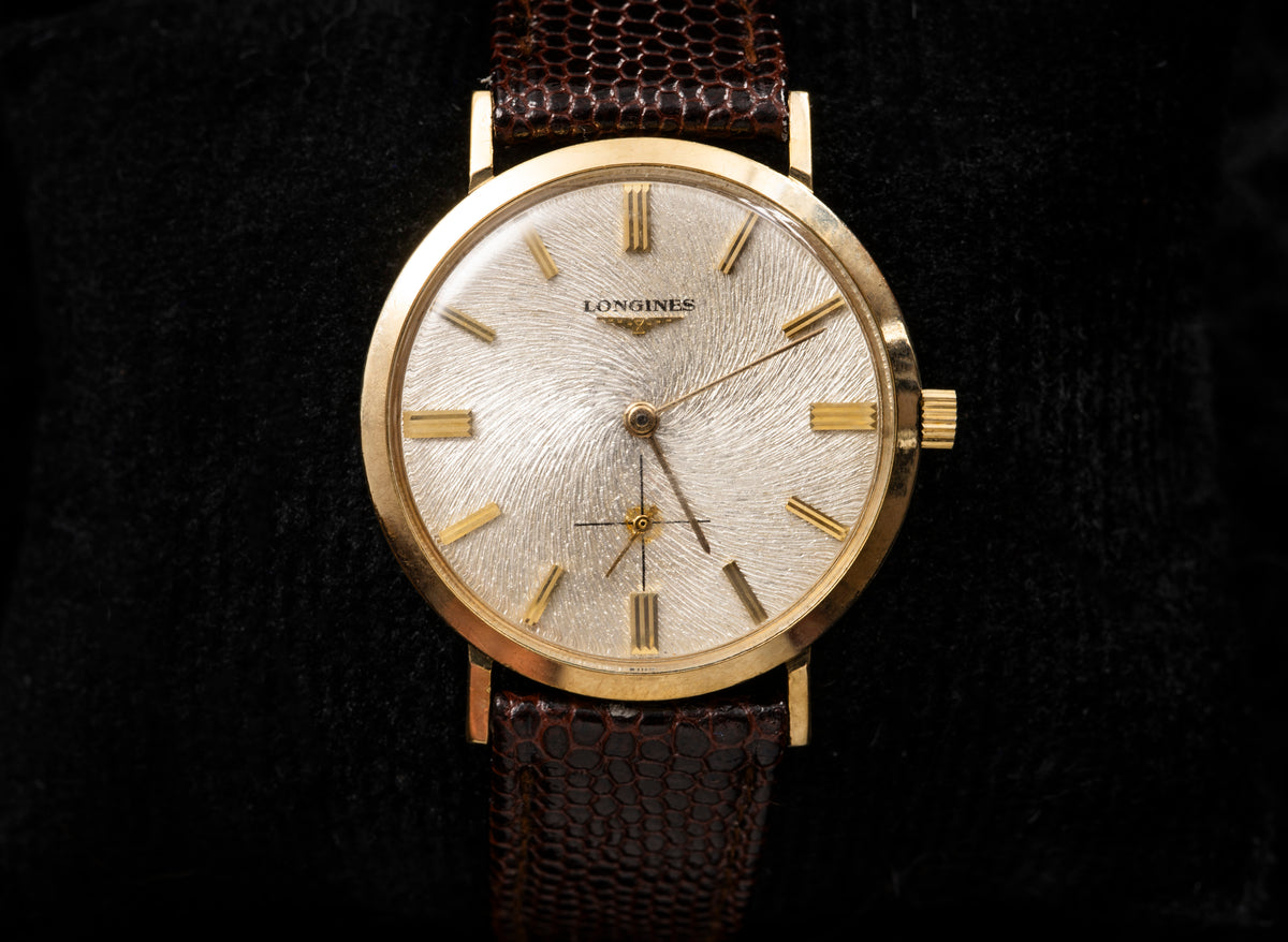 Longines - Rare Pearl Spiral Dial by Singer - Circa 1959