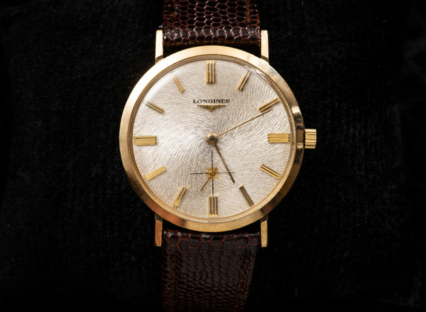 Longines - Rare Pearl Spiral Dial by Singer - Circa 1959