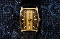 Wittnauer Genève Tank - Tiger's Eye Stone Dial - Early 1960s