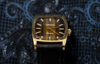 Wittnauer Genève Tank - Tiger's Eye Stone Dial - Early 1960s