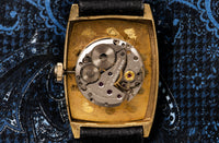 Wittnauer Genève Tank - Tiger's Eye Stone Dial - Early 1960s