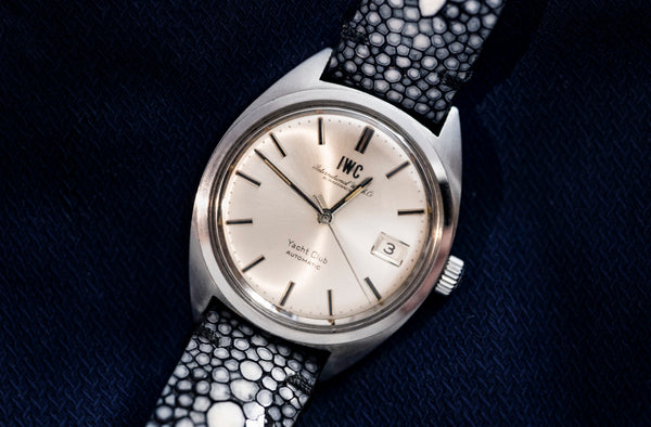 IWC Yacht Club - Warm Silver Sunburst - Stingray Strap - Box Included - Circa 1970s