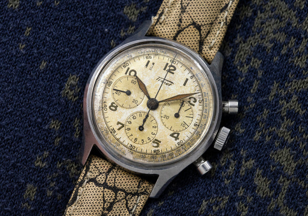 Tissot Chronograph - Tropical Dial - The Caliber Omega Called the 321 - Circa 1947