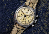 Tissot Chronograph - Tropical Dial - The Caliber Omega Called the 321 - Circa 1947