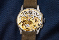 Universal Genève Compax Chronograph Watch – Tropical Museum Parchment Patina Dial - Circa 1943