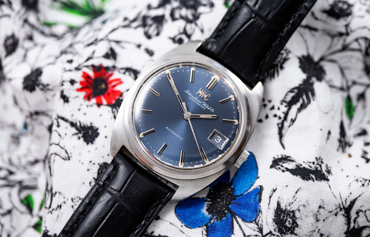 IWC Automatic - Blue Sunburst Dial - Circa 1970