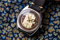 Enicar Day-Date - Prismatic Crystal - The House That Wore Saturn - Circa 1970