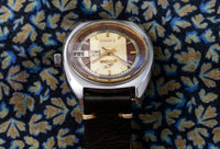 Enicar Day-Date - Prismatic Crystal - The House That Wore Saturn - Circa 1970