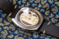 Enicar Day-Date - Prismatic Crystal - The House That Wore Saturn - Circa 1970