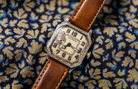 Illinois Watch Co - Engraved Art Deco Case - Prohibition Era - 1929