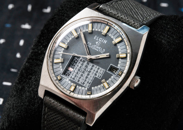 Elgin Calendar Automatic - Full Month Dial - Circa 1968-1972