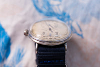 Rey - Rare Swiss Regulator Watch - Railroad Engraved - Circa 1940s