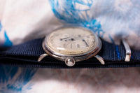 Rey - Rare Swiss Regulator Watch - Railroad Engraved - Circa 1940s