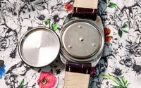 Gruen Precision Raspberry Chronograph - Rare Stainless Steel Case - Circa 1970
