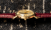 Jules Jürgensen - Solid 14k Gold - Bark Textured Dial - The Crown of the Danish Court - Circa 1970