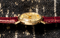 Jules Jürgensen - Solid 14k Gold - Bark Textured Dial - The Crown of the Danish Court - Circa 1970