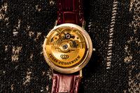 Jules Jürgensen - Solid 14k Gold - Bark Textured Dial - The Crown of the Danish Court - Circa 1970