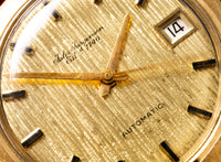 Jules Jürgensen - Solid 14k Gold - Bark Textured Dial - The Crown of the Danish Court - Circa 1970
