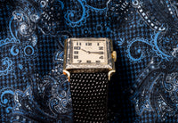 Elgin Tank - Engraved Two Tone Case - Double Hinged Art Deco Case - 1927