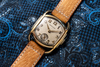 Hamilton Bagley - Curled Horn Lugs - Applied Gold Numerals - The Last Civilian Years - Circa 1940
