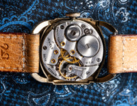 Hamilton Bagley - Curled Horn Lugs - Applied Gold Numerals - The Last Civilian Years - Circa 1940