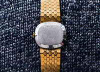 Vulcain - Gold Honeycomb Bracelet - The Maker of the Cricket - Early 1970s