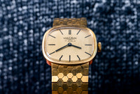 Vulcain - Gold Honeycomb Bracelet - The Maker of the Cricket - Early 1970s