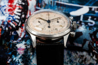 Gallet MultiChron 12 - Red and Blue Multiscale Dial - Endurance Chronograph - 1950s