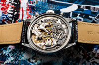 Gallet MultiChron 12 - Red and Blue Multiscale Dial - Endurance Chronograph - 1950s