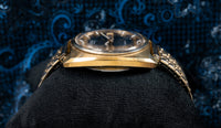 Seiko Automatic 7006-7119 - Gold Tone Day-Date - Charcoal Dial - 1972