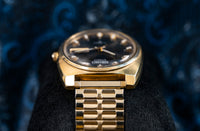 Seiko Automatic 7006-7119 - Gold Tone Day-Date - Charcoal Dial - 1972