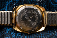 Seiko Automatic 7006-7119 - Gold Tone Day-Date - Charcoal Dial - 1972