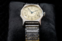 Racine by Gallet - François Borgel Staybrite Case - Blued Hands - 1940s