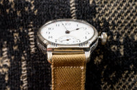 llinois Trench Watch - White Enamel Dial - Cushion Case - 1912