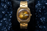 Helbros - Day-Date - Smoked Gold Dial - Elgin Era, Early 1970s
