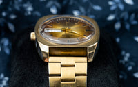 Helbros - Day-Date - Smoked Gold Dial - Elgin Era, Early 1970s