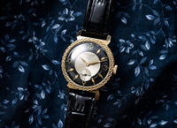 Hamilton Caliber 987 - 1920s Lancaster Movement - Black Petal Dial
