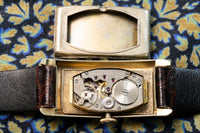 Westfield Art Deco Curved Rectangular Watch - Original Box - Circa 1937