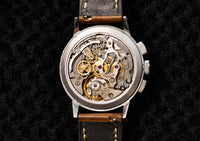 Lemania CH 27 C12 - Tuxedo Multiscale Dial - Twelve-Hour Chronograph - Circa 1943-1945
