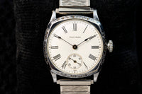 Waltham - White Enamel Dial - Engraved Spartan Case - 1904