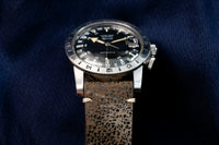 Glycine Airman Special Automatic - Black 24-Hour Dial - Working Hack - Circa 1960s
