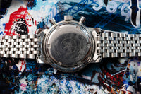 Ollech & Wajs Regatta Chronograph - Blue Dial - Valjoux 72 - VERY RARE - 1960s