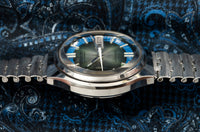 Seiko Daini Automatic Day-Date - Green Sunburst Dial - Circa 1974